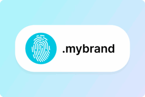 A fingerprint domain beside ".mybrand"