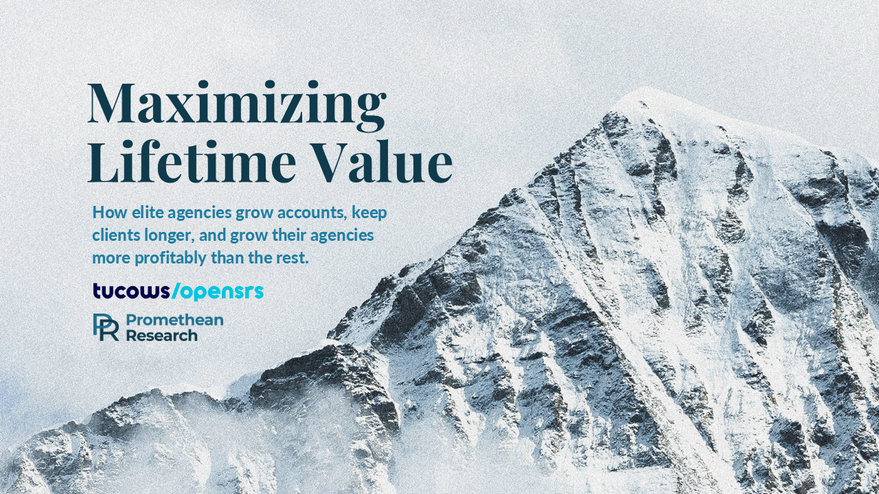 A mountain with "Maximizing Lifetime Value" text beside it.
